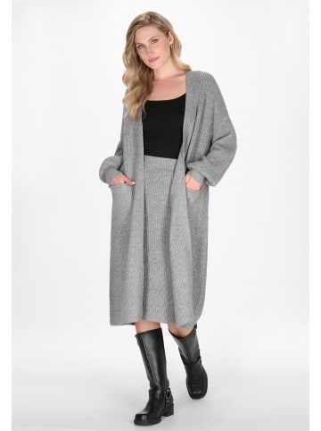 DreiMaster Women Cardigan in grey melange