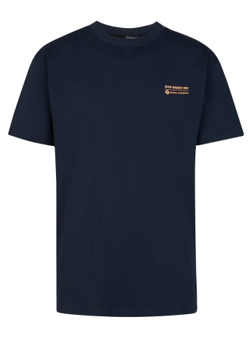 Petrol Industries Bedrucktes Jersey-T-Shirt Valle in Blau