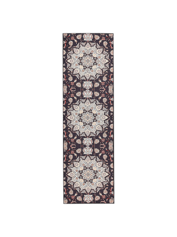 Beliani Kurzflor ARITAS in Schwarz/Rot/Beige - (W) 60 x (L) 200 cm