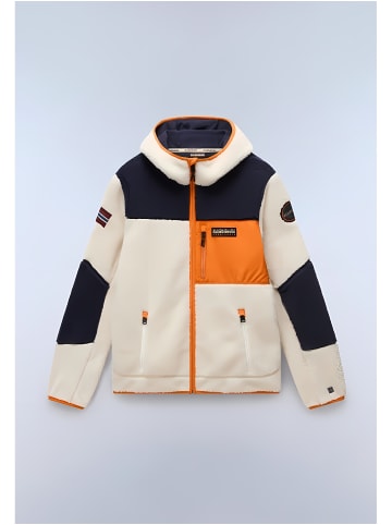 Napapijri Hoodie "Yupik Fzh 3" in Weiß