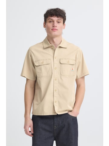 BLEND Kurzarmhemd BHMatz in Beige