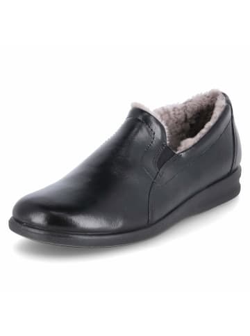 Josef Seibel Hausschuh mit Warmfutter in schwarz