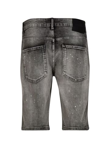 2Y Premium Denim Short in washed grey