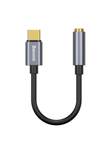 Baseus Baseus L54-Adapter für USB-C-Kopfhörer/Miniklinke in Grau
