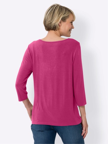 Sieh an! 3/4-Arm-Shirt in fuchsia