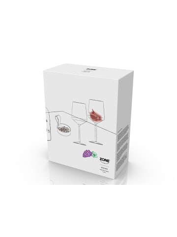 Zone Denmark Rotweinglas Rocks in Klar