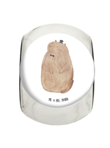 Mr. & Mrs. Panda keksdose glas Murmeltier ohne Spruch in Weiß