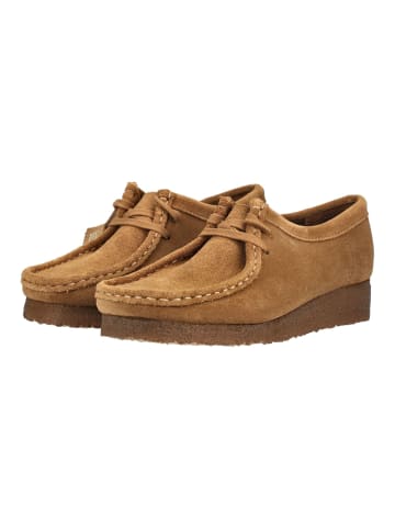 Clarks Halbschuhe WALLABEE. Mittelbraun