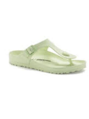 Birkenstock Damen Pantoletten Gizeh EVA Faded Lime in Grün