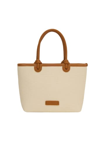 gaya Women Tote Bag in White Brown