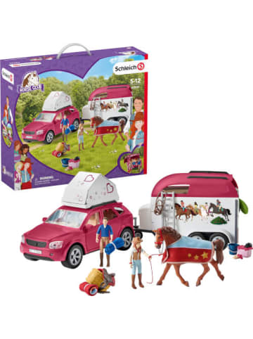 Schleich Spielfigur Horse Club Abenteuer mit Auto und Pferdeanhänger, 5-12 Jahre