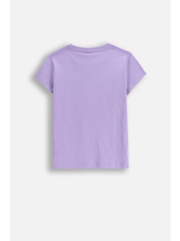 MOKIDA Baumwoll-T-Shirt mit kurzen Ärmeln in violett