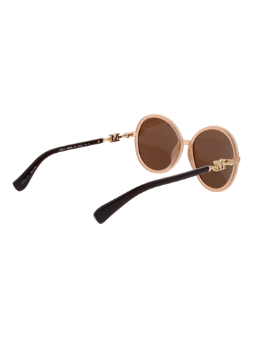 Max Mara Frauen Sonnenbrille Rund Beige