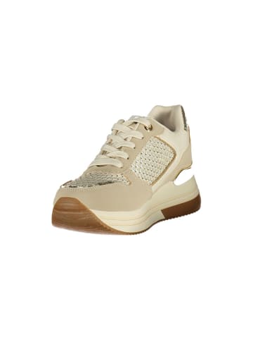 Laura Biagiotti Beige Polyurethan-Sneaker