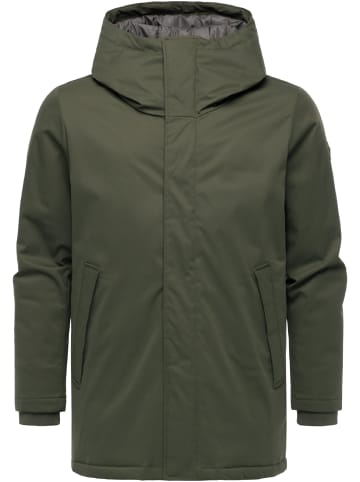 ragwear Kurzmantel Parcan Twill YOUMODO in Dark Olive