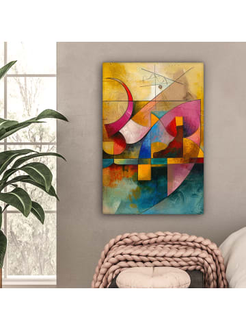 MuchoWow Leinwand Bilder Geometrie