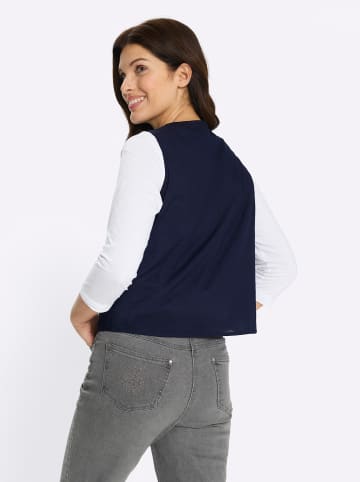 Sieh an! Weste in marine