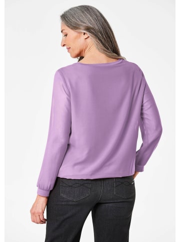 GOLDNER Schlupfbluse Schlupfbluse in flieder