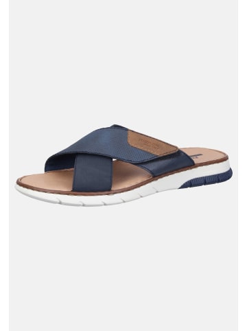 rieker Pantoletten Basic in Blau