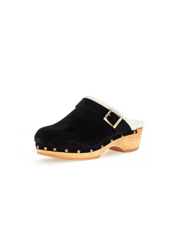 Gabor Fashion Clog in Schwarz