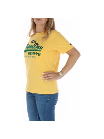 Superdry T-Shirt Gelb