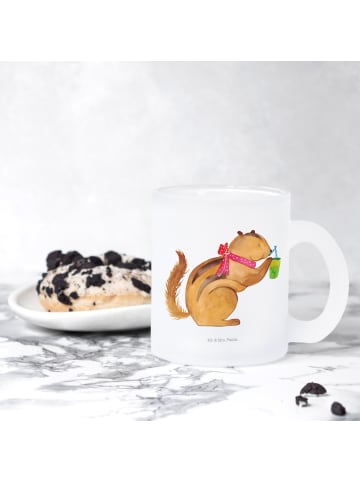 Mr. & Mrs. Panda Kaffeebecher Eichhörnchen Smoothie ohne Spruch in Transparent