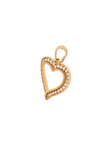 myMo at night Women Pendant With Rhinestones in Rose Gold
