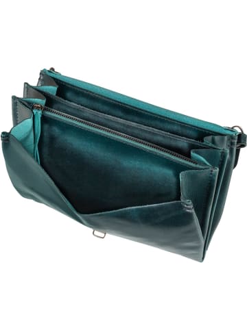 Harold's Bodybag Fold Handbag Clutch L FO3 in Petrol