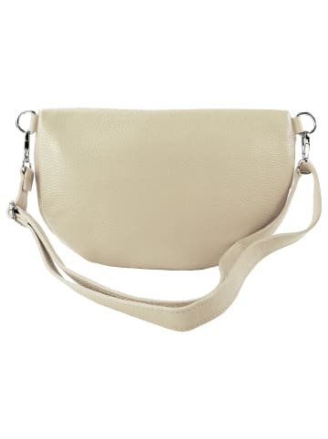 Toscanto Leder Gürteltasche Toscanto Tasche beige ca. 29cm
