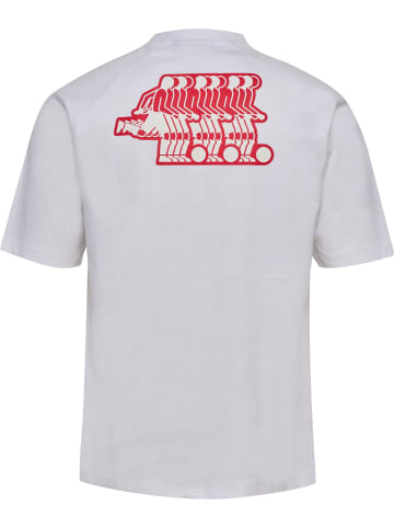 Hummel T-Shirt Hmlkeeper Herren in WHITE/RED