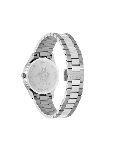 Gucci Quarzuhr für Damen in silber