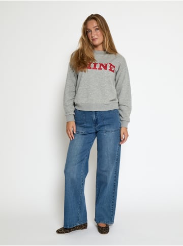 minus Sweatshirt in Light Grey Melange