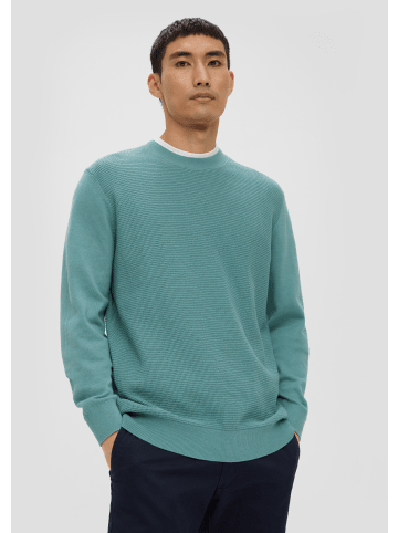 s.Oliver Strickpullover langarm in Petrol