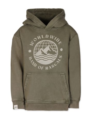 Band of Rascals Kapuzenpullover " World Wide " in faded-olive