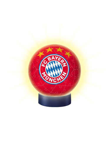 Ravensburger Nachtlicht FC Bayern München 3D Puzzle-Ball 72 Teile | Erlebe Puzzeln in der...