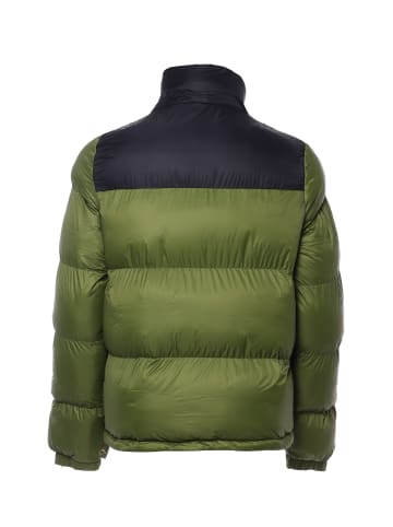 Fumo Herren Wattierte Steppjacke in Oliv Schwarz