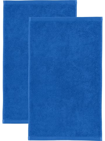Erwin Müller Frottier Gästetuch 2er-Pack Heidenheim in azur