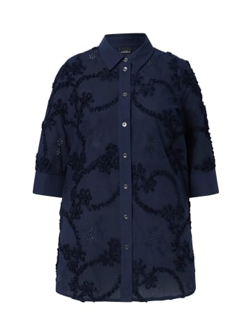 Ulla Popken Longtunika in dunkles marine