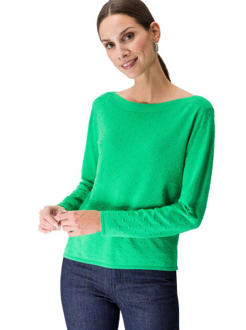 Zero  Pullover mit Punktstickerei in Bright Green