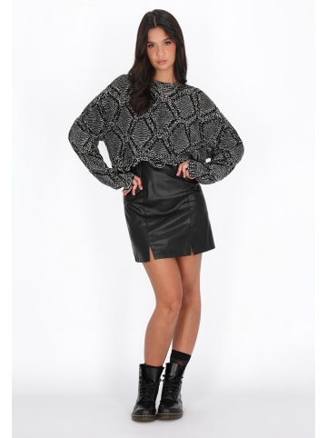 myMo ROCKS Women Pullover in black offwhite