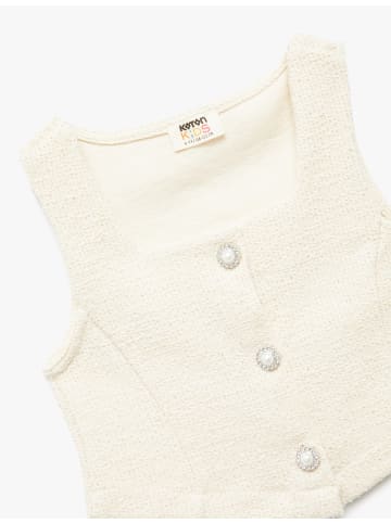 KOTON BLUSE SS in Ekru