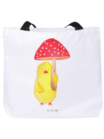 Mr. & Mrs. Panda Tote Bag Küken Fliegenpilz ohne Spruch in Weiß
