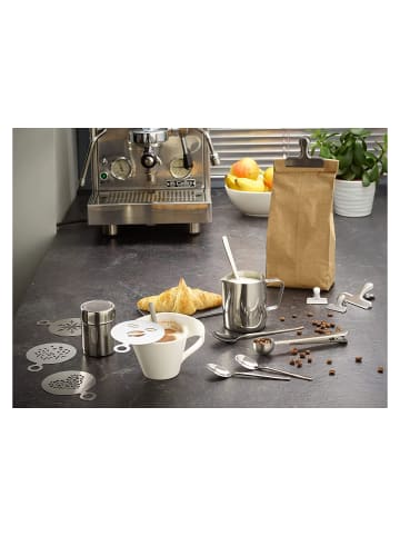 Echtwerk 23 tlg. Set Kaffeezuberhör-Set "Barista Art" 600 ml in Silber