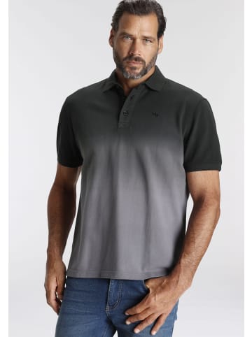 Man's World Poloshirt in schwarz-grau