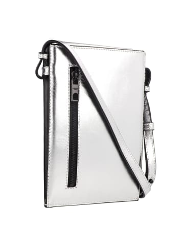 LIEBESKIND BERLIN Hilla Handytasche Leder 13 cm in silver