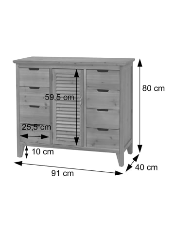 MCW Apothekerkommode O63, Korpus natur