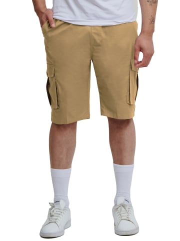 Forbest Cargo Bermuda Shorts Kurze Freizeit Hose mit Tunnelzug in Beige