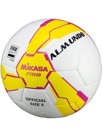Mikasa Mikasa FT553B-YP FIFA Quality Ball in Weiß