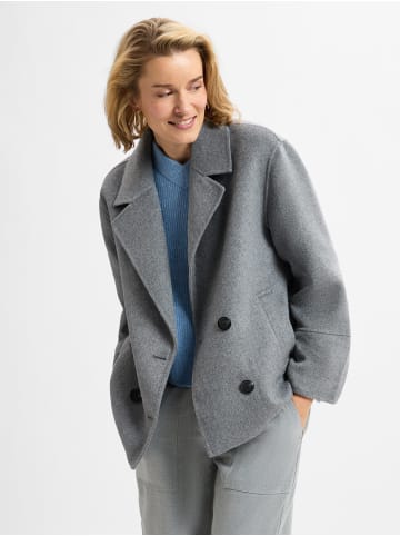 OPUS Wolljacke Hilna in grau - 0001