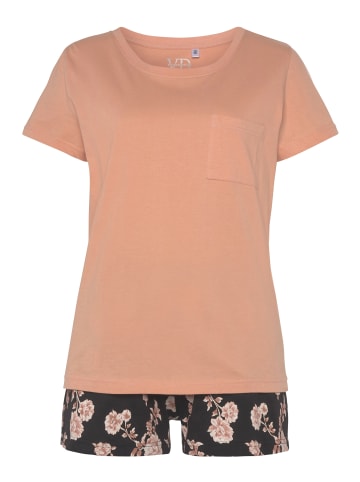 VIVANCE DREAMS Pyjama in rose gemustert